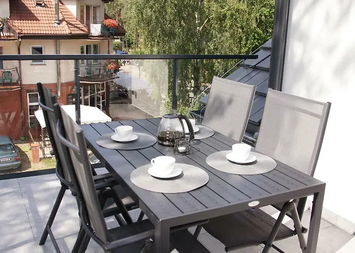 Apartmán Grunwaldzka 105 Z Tarasem 5o M Do Plazy *